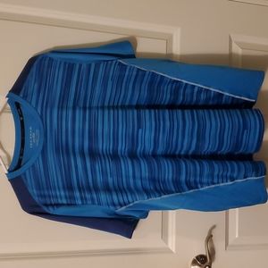 Tek Gear Blue Dri Fit Short Sleeve Shirt